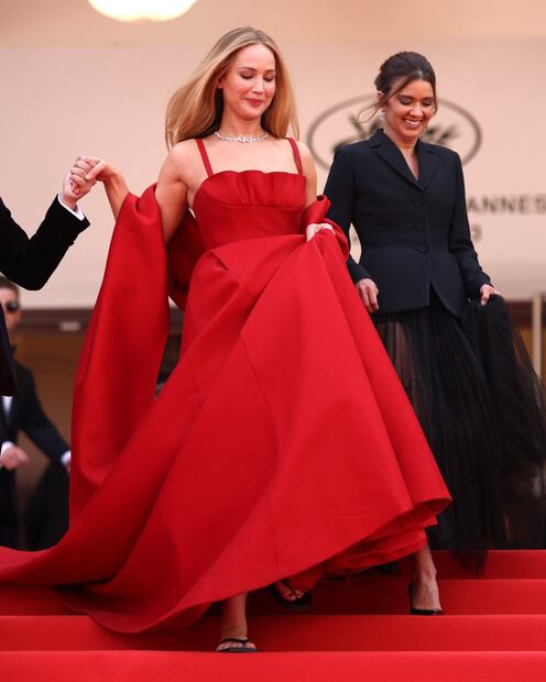 Jennifer Lawrence en la edición 76 del Festival de Cannes / AP