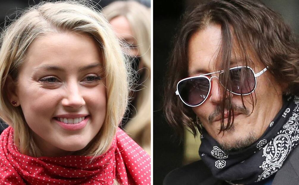 Amber Heard y Johnny Depp estuvieron casados de 2015 a 2017 / Fotos: AFP