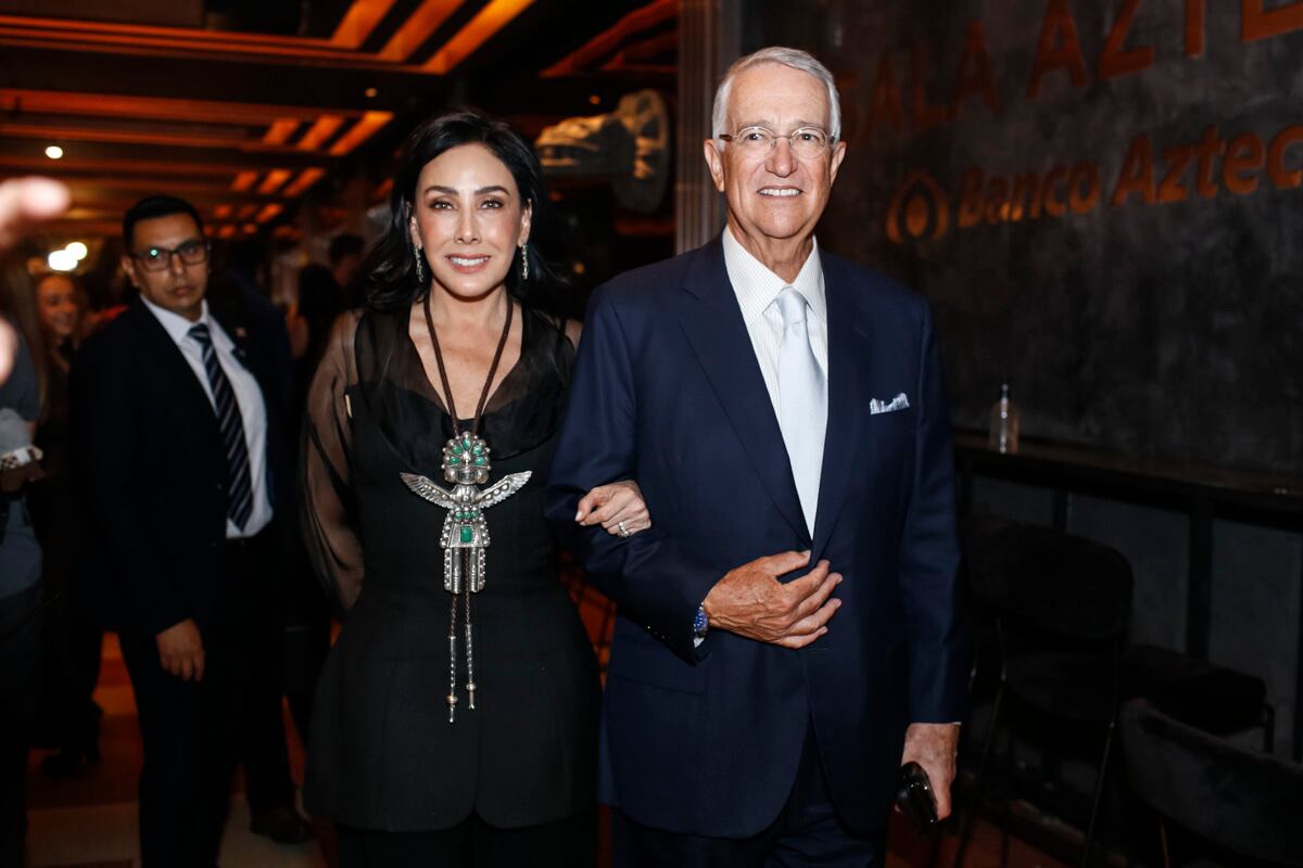 María Laura Medina y Ricardo Salinas. (Foto: Esteban Torreblanca)