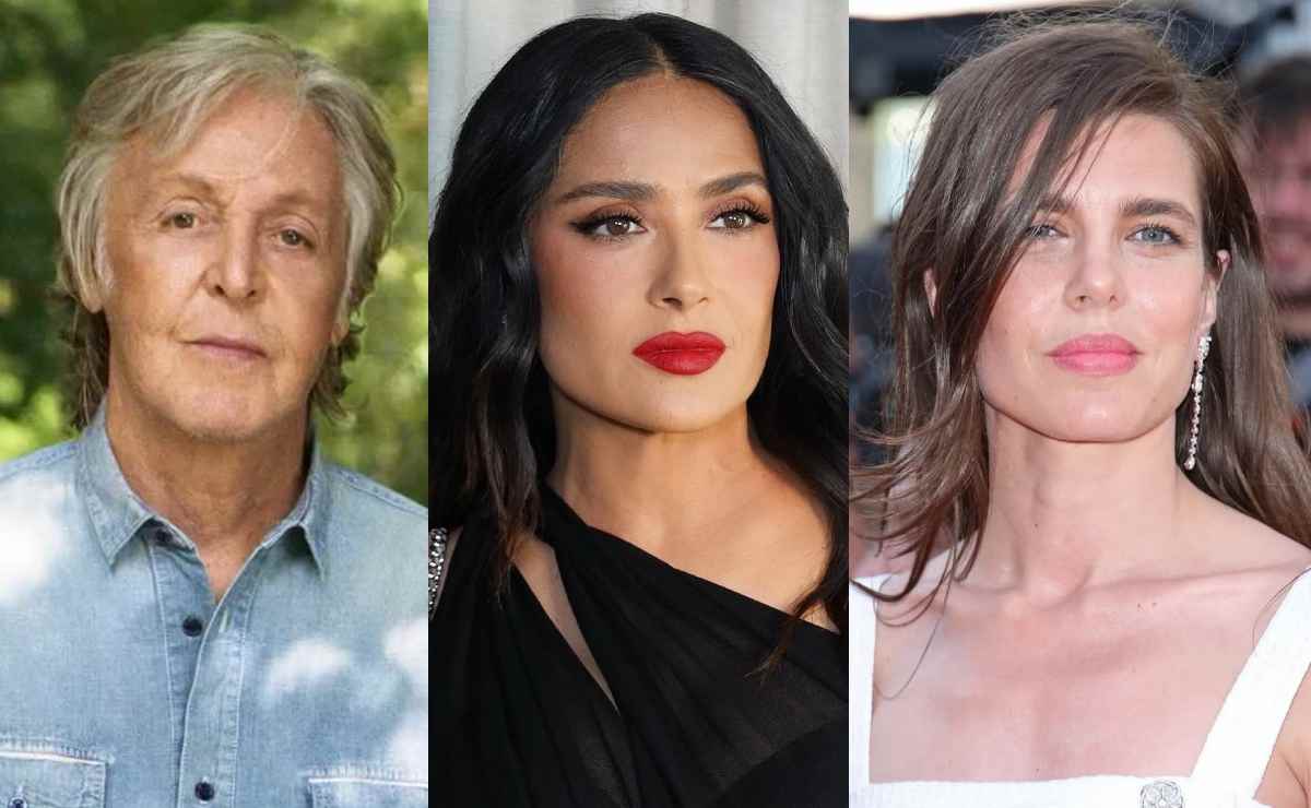Foto: Salma Hayek recuerda su encuentro con Carlota Casiraghi y Paul McCartney