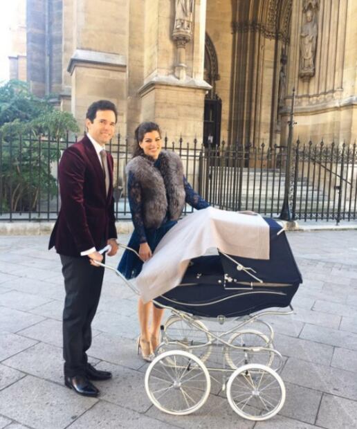 Fotos inéditas del bautizo de la hija de Bárbara Coppel y Alejandro Hank 