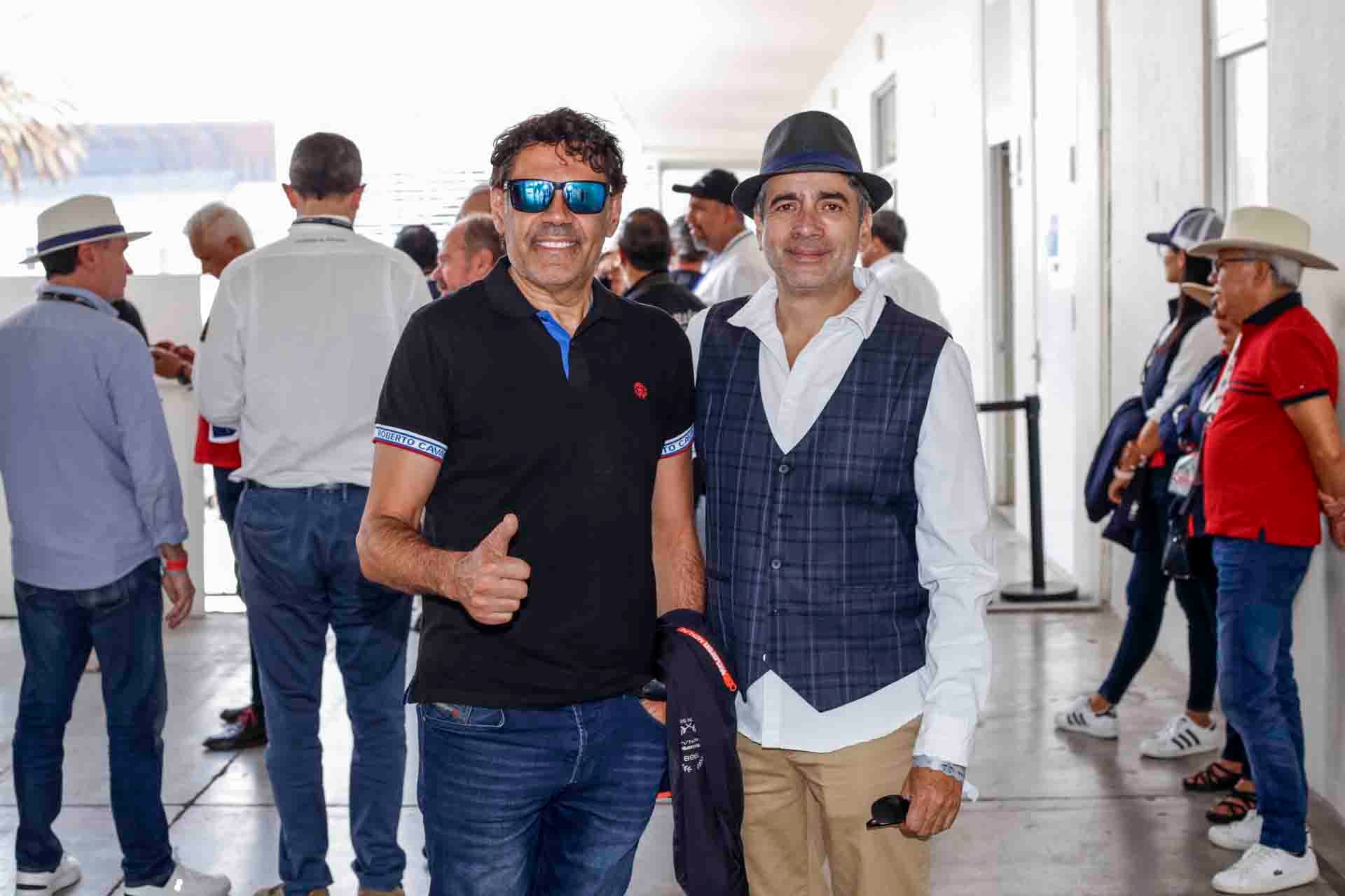Israel Jaitovich y Luis Armando. (Foto: Esteban Torreblanca)