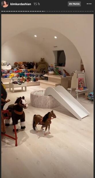 El sorprendente cuarto de juegos de los hijos de Kim Kardashian 