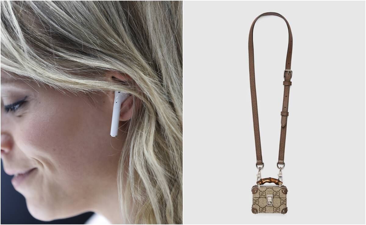Gucci lanza estuches para air pods y cuestan más de 20 mil pesos