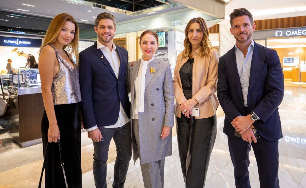 Horacio Pancheri e Isa Valero en el opening del pop up de Wolf