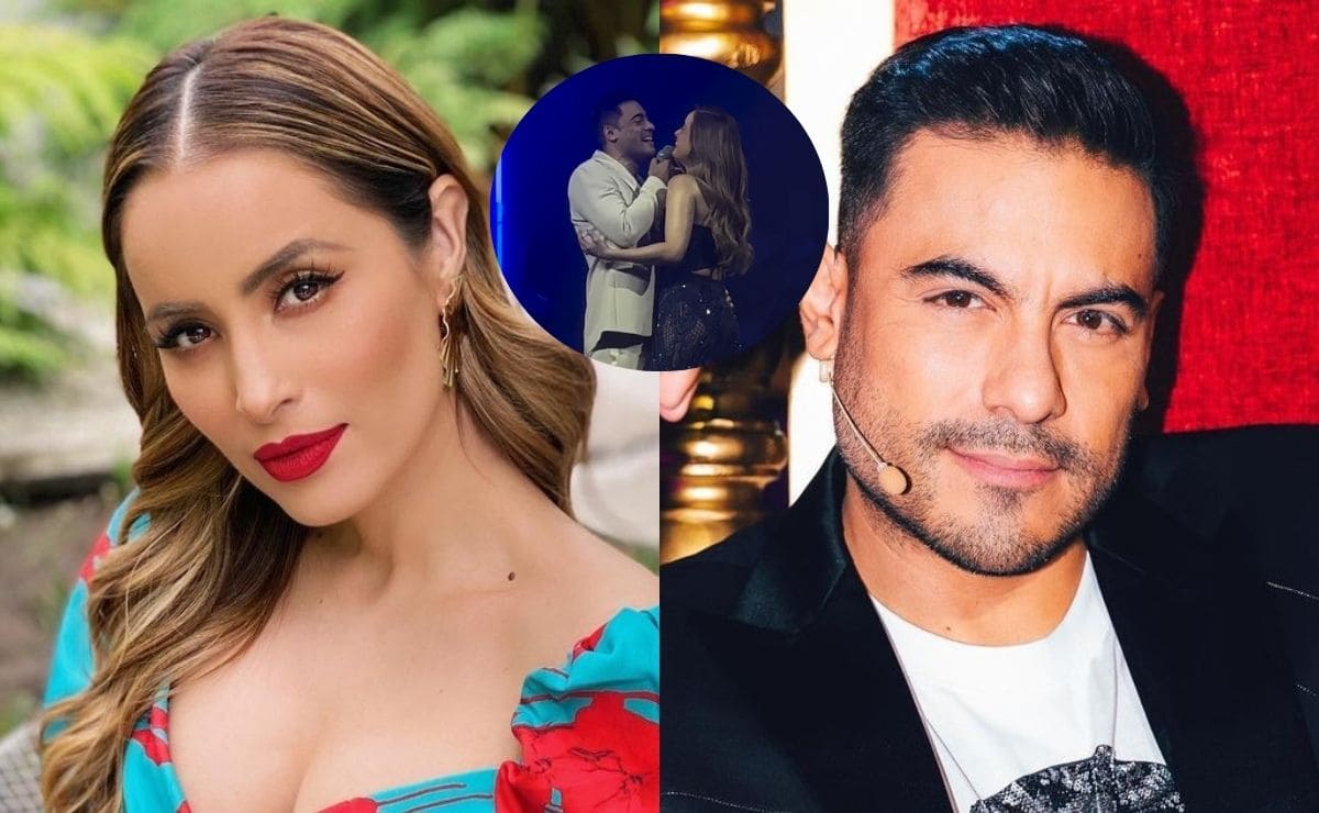 Carlos Rivera y Cynthia Rodríguez derrochan miel sobre el escenario