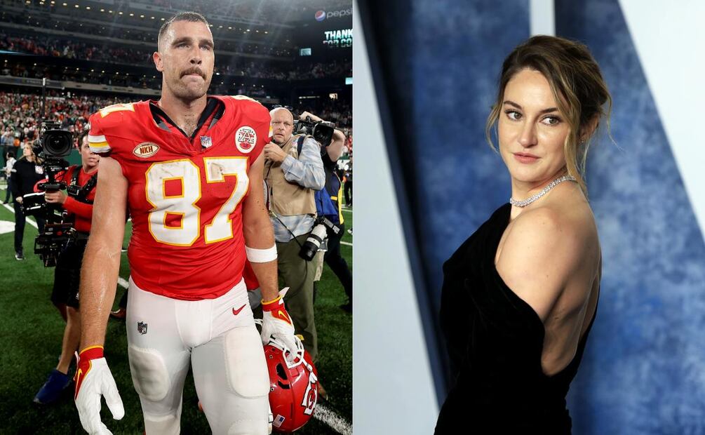 Aaron Rodgers y Shailene Woodley (Foto: AP y EFE)