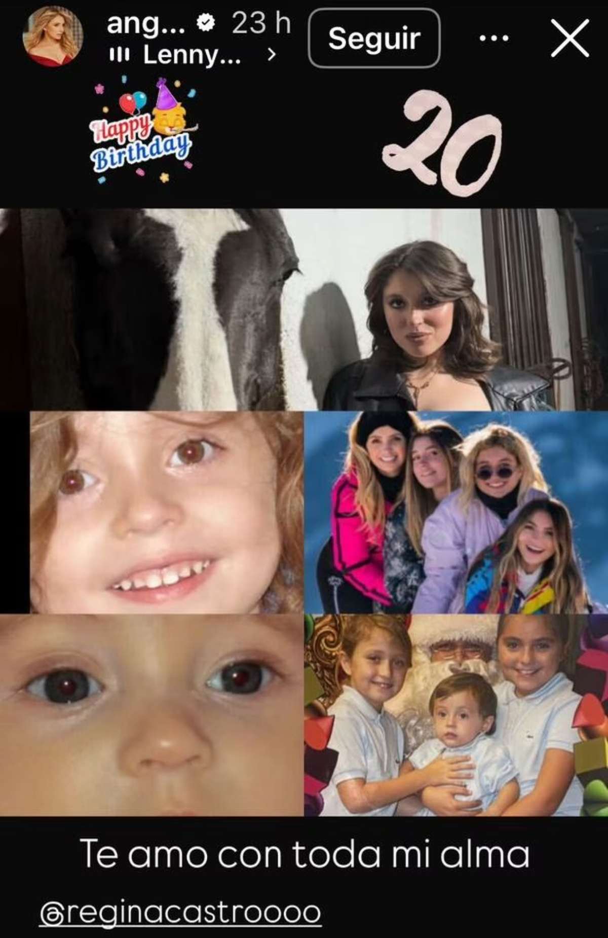 Angélica Rivera compartió una bonita felicitación para su hija / Foto: Instagram  @angelicariverahoficial