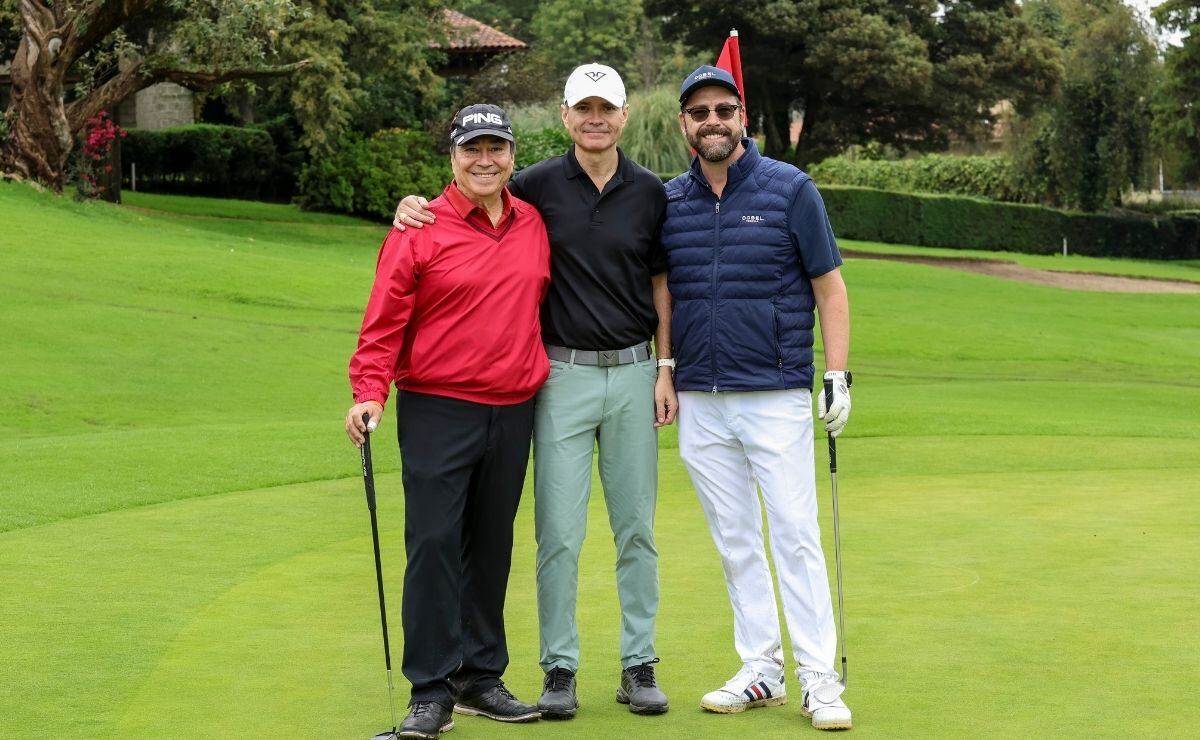 Gerardo Lara, Manuel Blanco y Álvaro Gordoa. (Foto: Esteban Torreblanca)