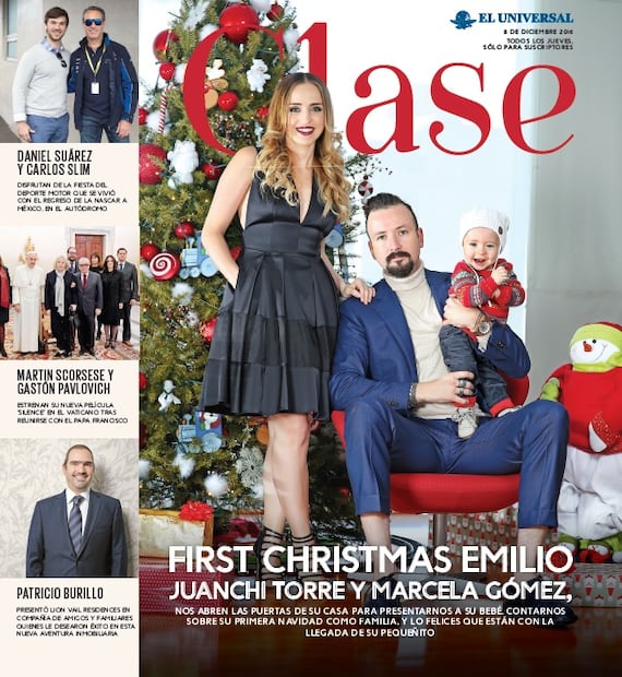 La primera Navidad de Emilio, hijo de Juanchi Torre