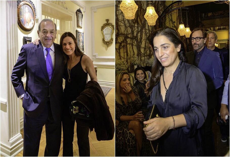 Carlos y Soumaya Slim arropan a Leonora Tovar López Portillo