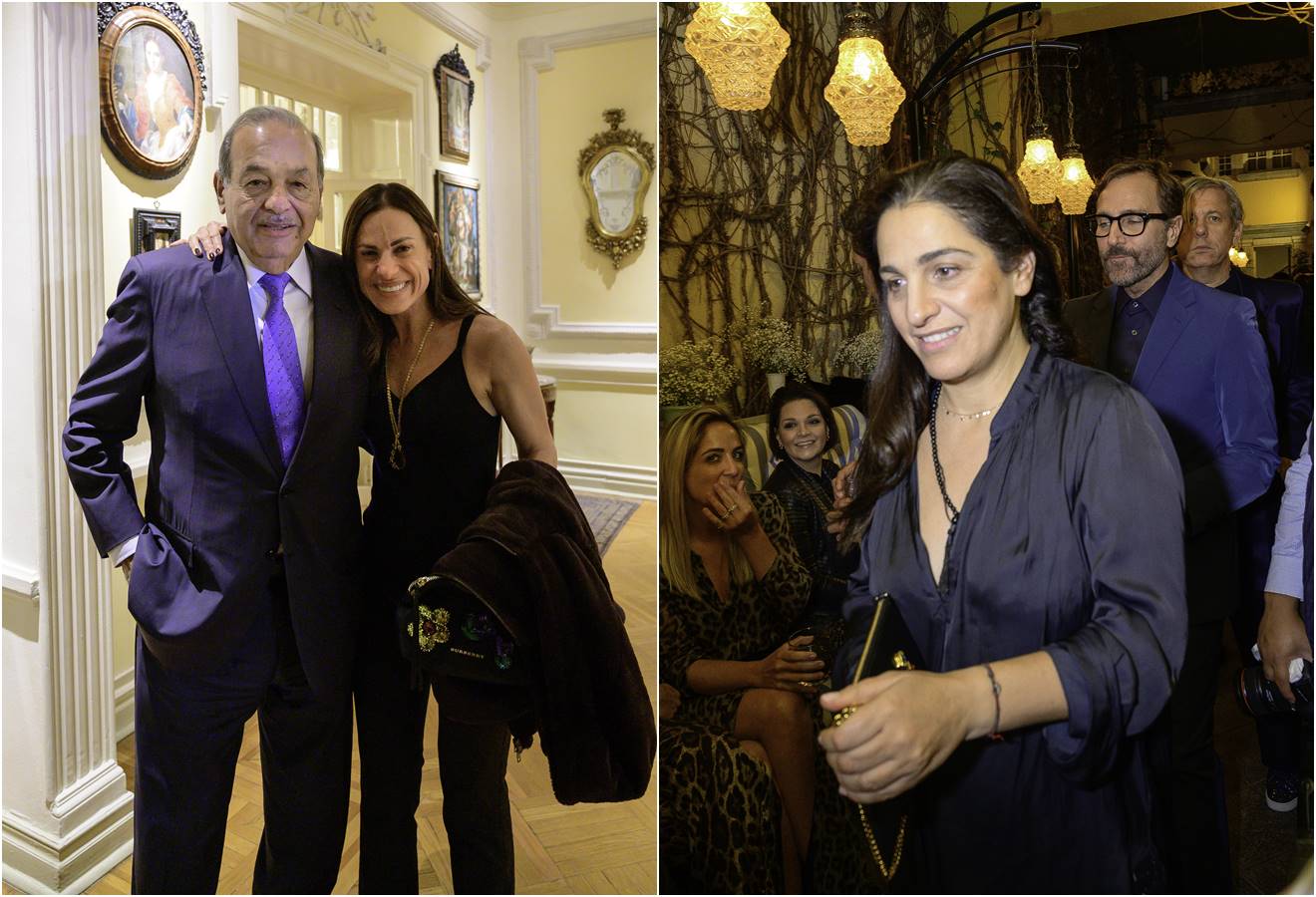 Carlos y Soumaya Slim arropan a Leonora Tovar López Portillo