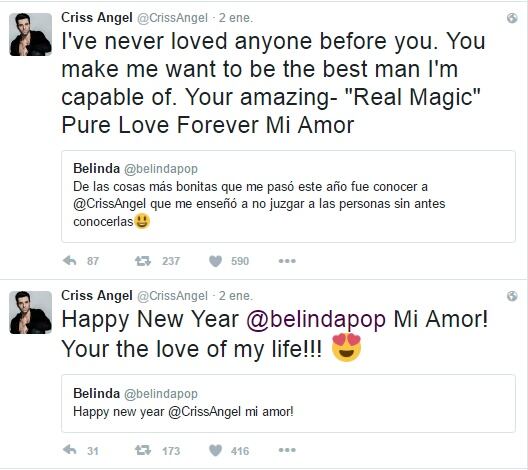 El álbum romántico de Belinda y Criss Angel 