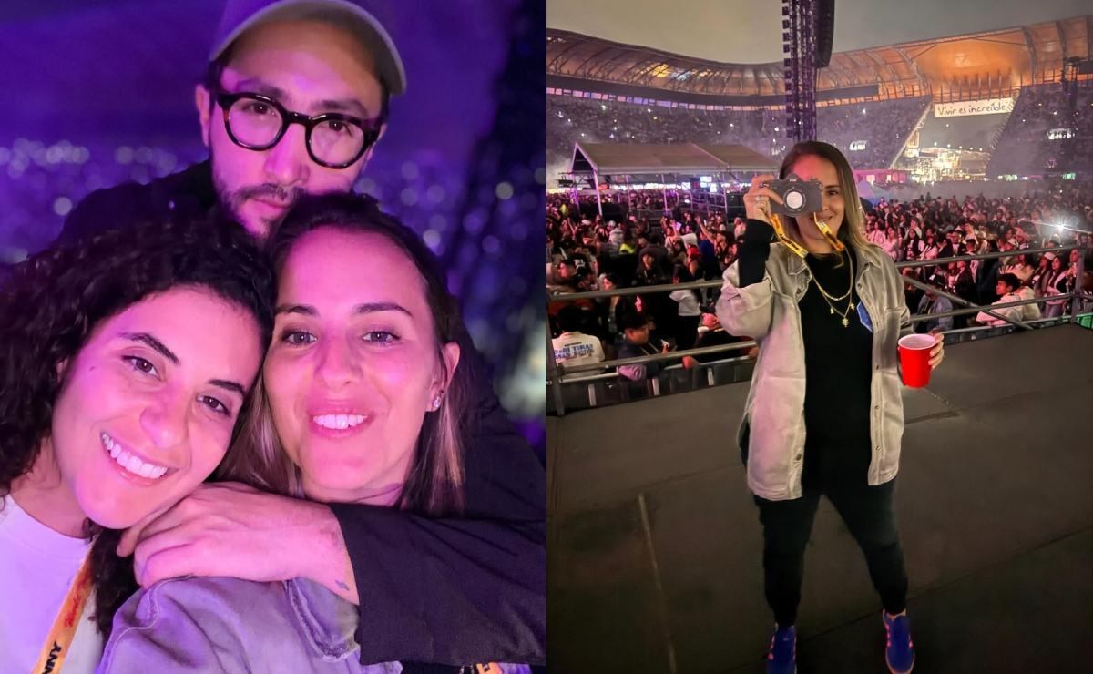 Saskia Niño de Rivera disfrutó el concierto de Bad Bunny junto a su esposa Mariel Duayhe / Fotos: Instagram @saskianino
