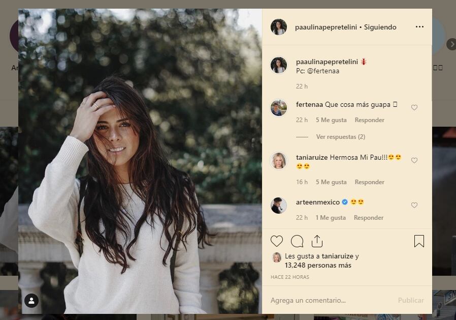 Tania Ruiz, muy familiar, dedica amorosas palabras a Paulina, hija de Enrique Peña Nieto