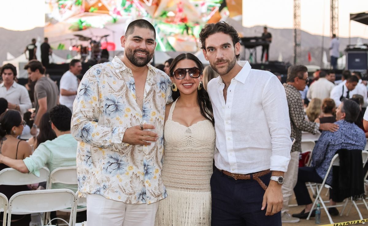 Antonio Sarabia, Elvia Martínez y Edwin Flores. (Foto: Esteban Torreblanca)