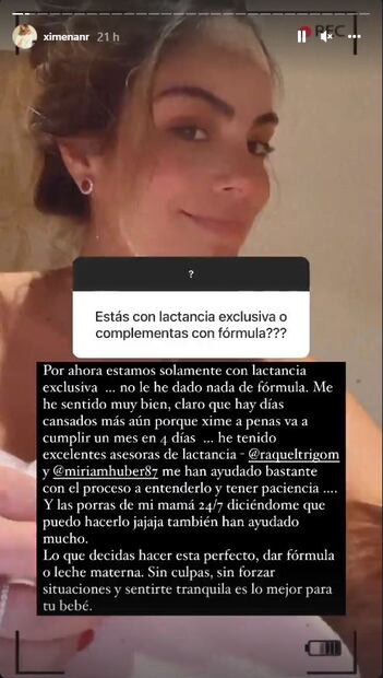 Ximena Navarrete revela varios detalles del nacimiento de su hija