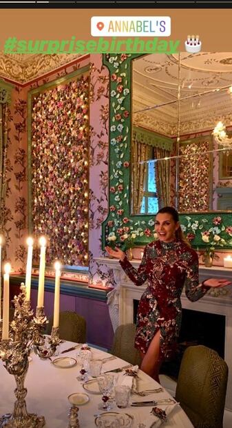 Con fiesta sorpresa en Londres, Elías Sacal celebra el cumpleaños de Mar Flores 
