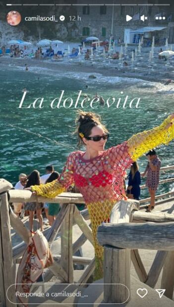 Camila Sodi disfruta de sus vacaciones en Capri, Italia / Instagram