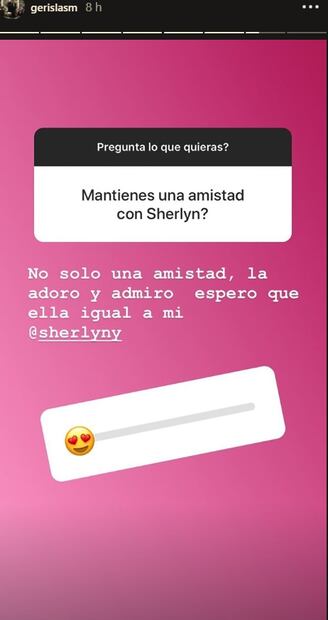 "Tus ojos son mi felicidad", las emotivas palabras de Gerardo Islas para Sherlyn