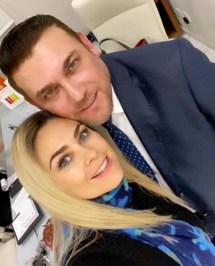 Aracely Arámbula con su hermano Leonardo / Instagram