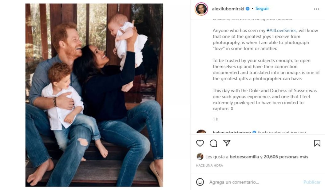 El príncipe Harry y Meghan Markle presentan a su hija Lilibet Diana
