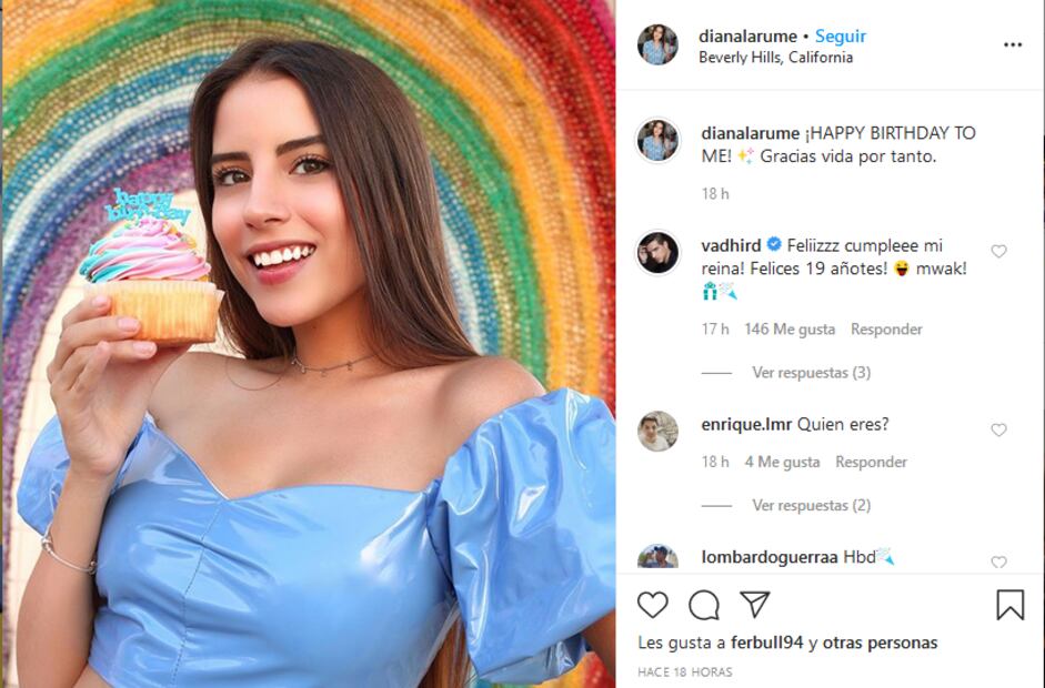 Vadhir Derbez envía amoroso mensaje a su novia por su cumpleaños 19 
