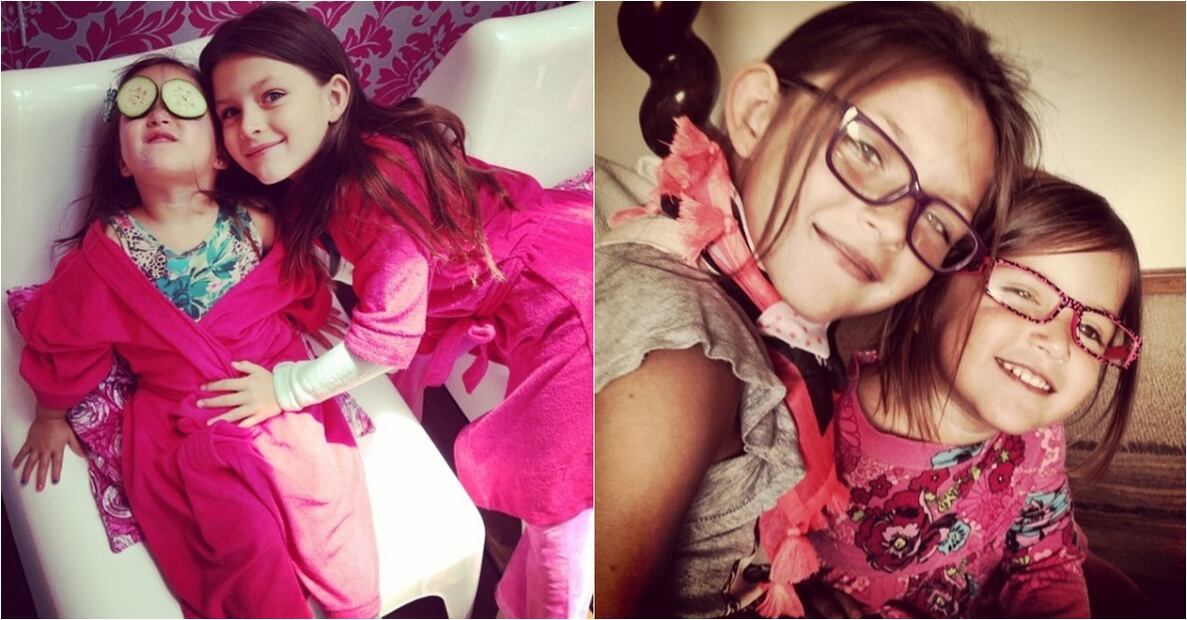 Las lindas hijas de Issabela Camil y Sergio Mayer