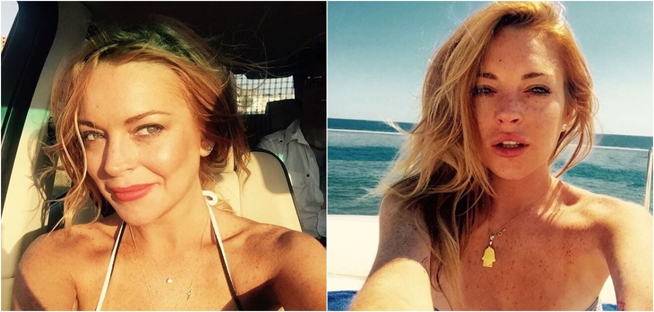 Lindsay Lohan celebra su cumpleaños con una selfie y sin ropa