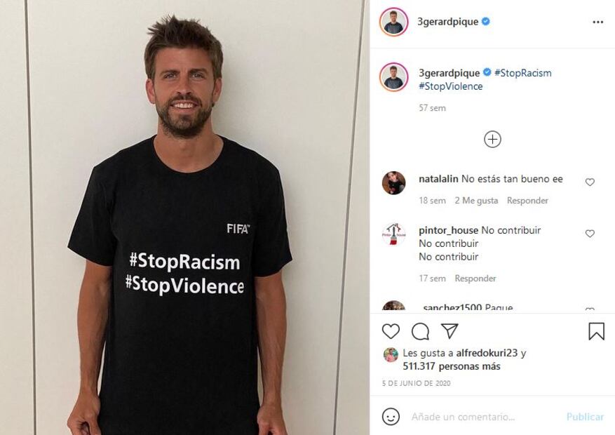 Gerard Piqué, pareja de Shakira, se quita la barba y sorprende a todos