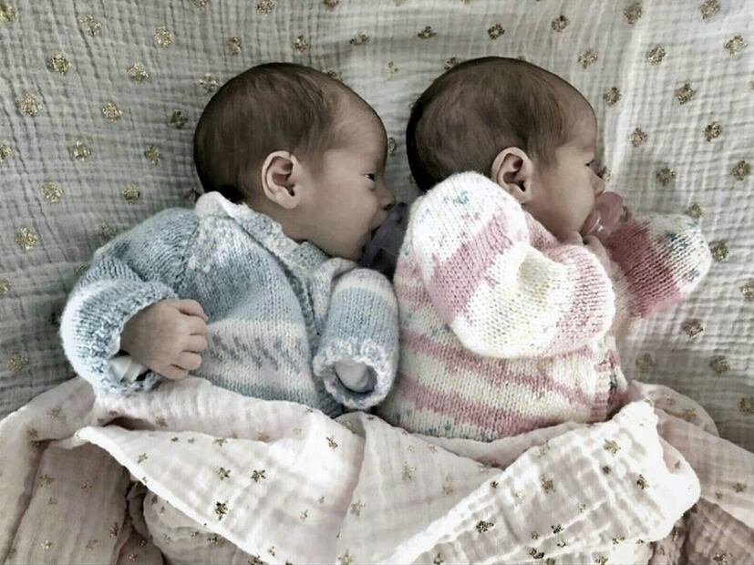 Las primeras fotos de los bebés de Ludwika Paleta y Emiliano Salinas 