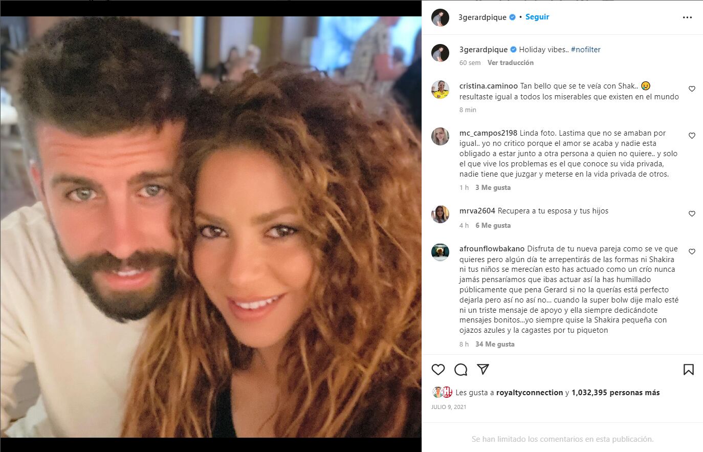 Gerard Piqué y su novia Clara Chía ¡se siguen en Instagram! Esta es su cuenta