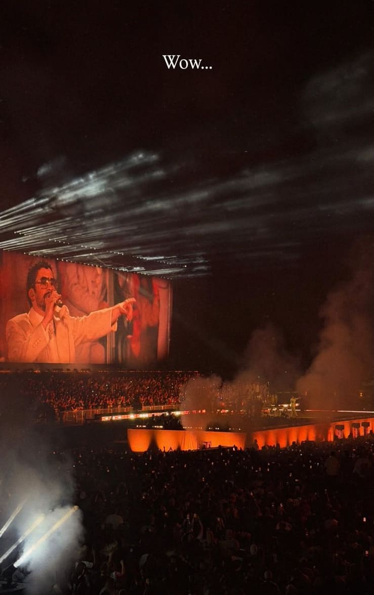 Tony Mils en concierto de Bad Bunny en CDMX 2025 / Foto: Tiktok