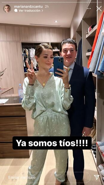 Samuel García y Mariana Rodríguez Cantú se convierten en tíos 