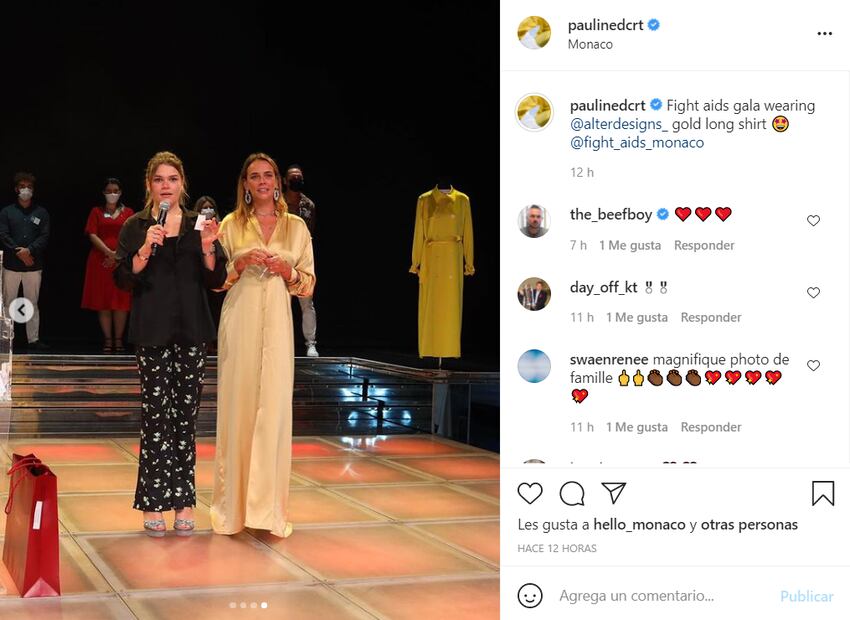 Estefanía de Mónaco posa orgullosa con sus 3 hijos en un evento benéfico contra el SIDA 