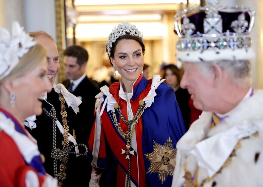 El rey Carlos III junto a Kate Middleton / Foto: Instagram 