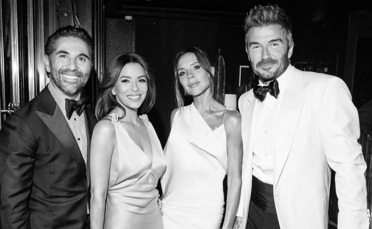 Pepe Bastón, Eva Longoria, Victoria y David Beckham / Foto: Instagram @davidbeckham