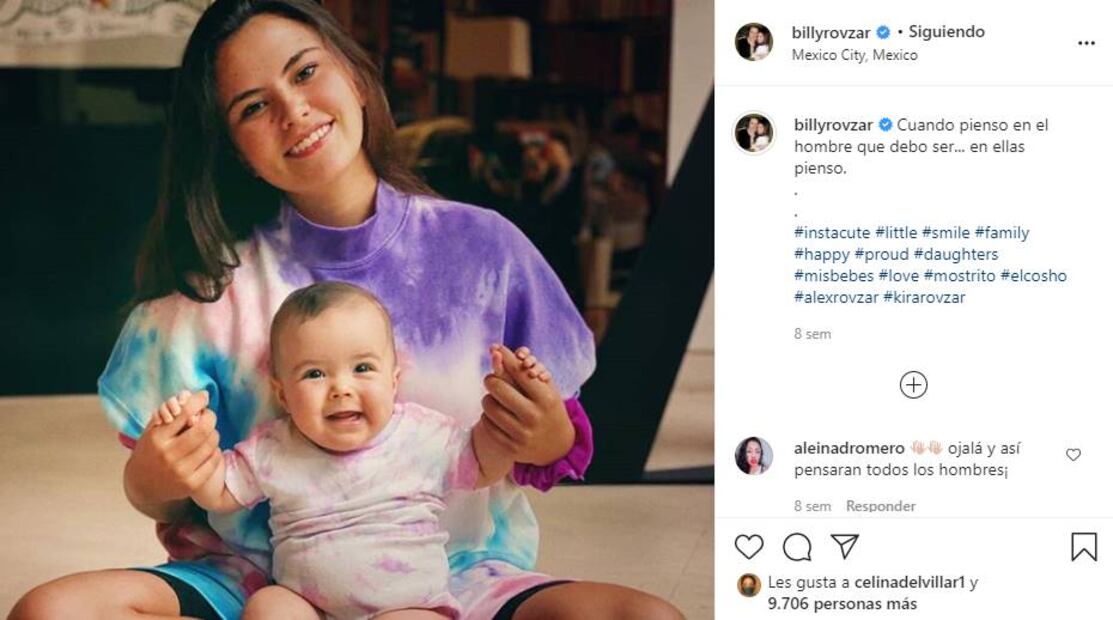 Billy Rovzar: "Me tocó convertirme en el papá cuidador y estar en casa"