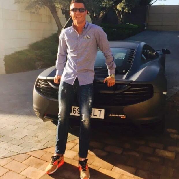 Así es la lujosa colección de autos de Cristiano Ronaldo