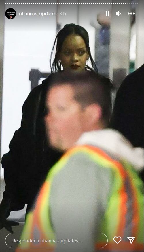 El bebé de Rihanna y A$AP Rocky presente en su show del Super Bowl LVII