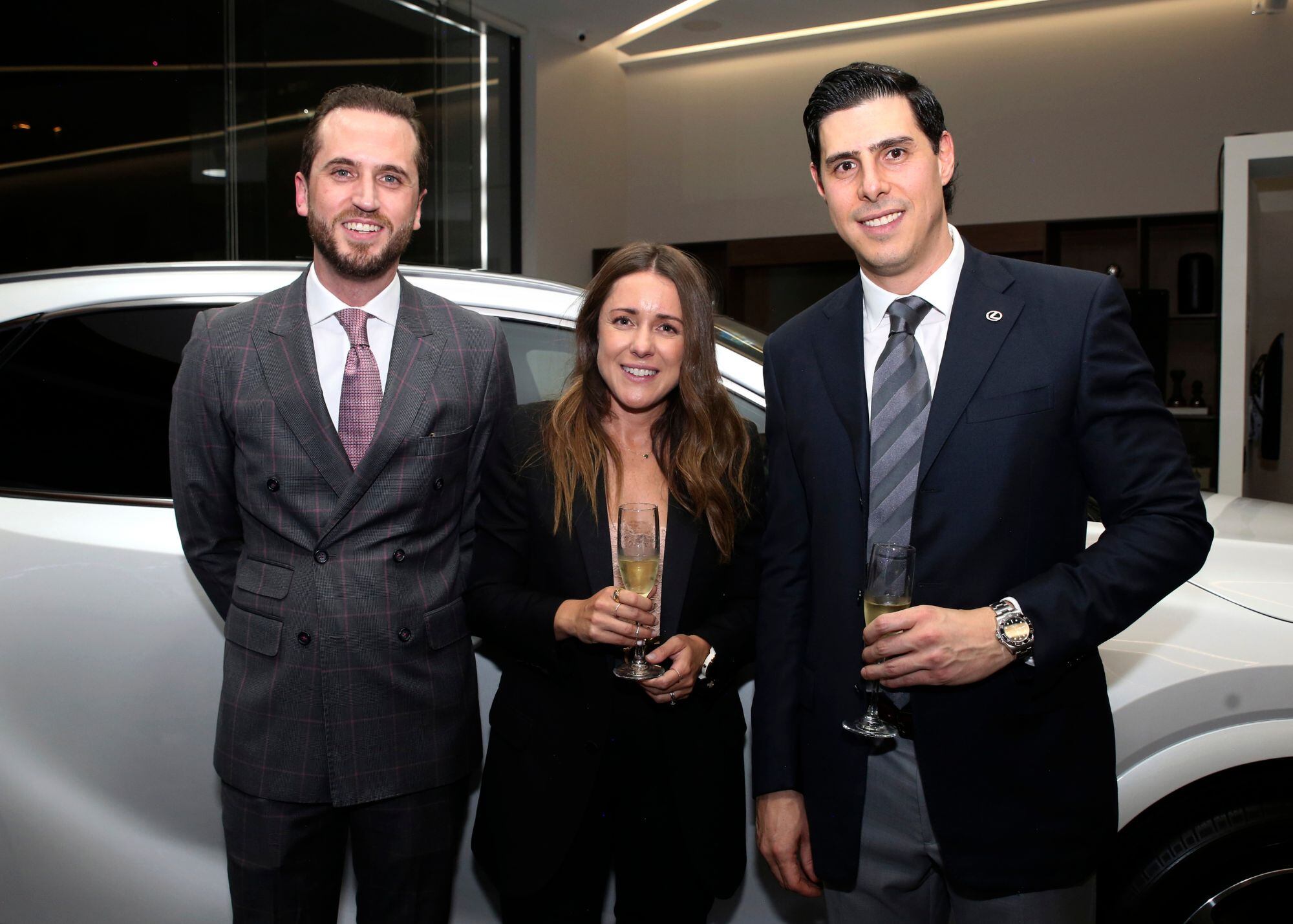 Alfonso Collada, Adriana Soto y Josué de León. (Foto: Agencia JDS para VIP)
