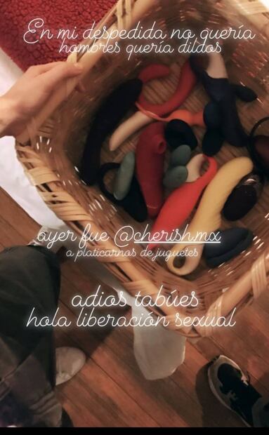 Natasha Dupeyrón celebra su despedida de soltera con música ¡y... dildos!