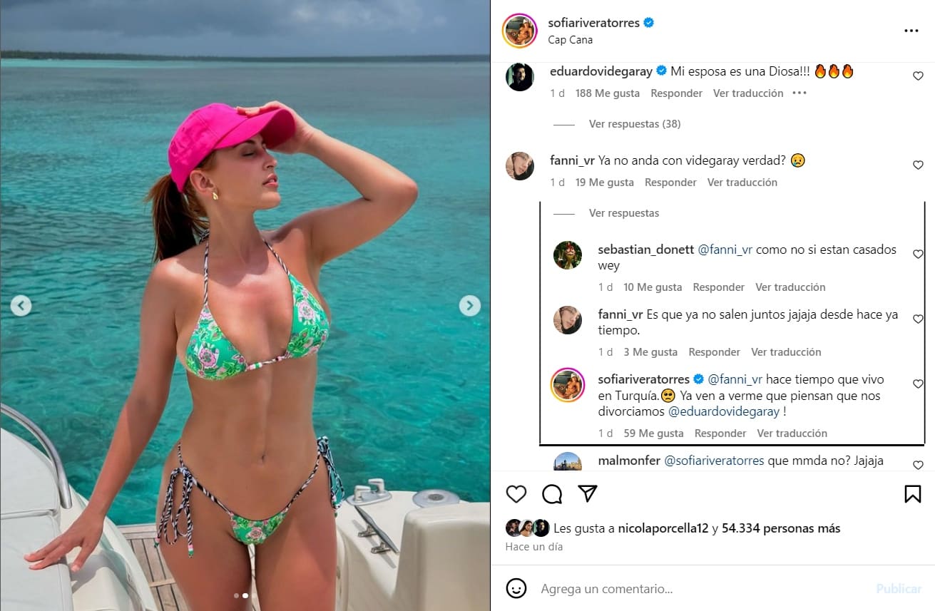 El mensaje de Sofía Rivera Torres sobre Eduardo Videgaray / Foto: Instagram