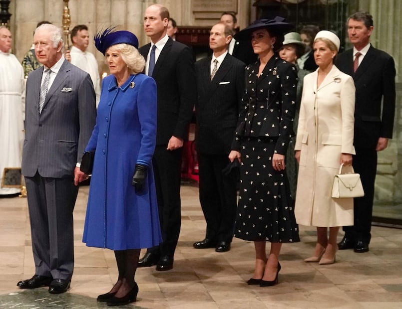 Carlos III preside su primer Día de la Commonwealth arropado por el príncipe William y Kate Middleton
