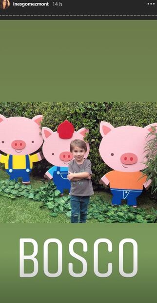Bosco, el hijo de Inés Gómez Mont celebró en grande su cumpleaños 3 