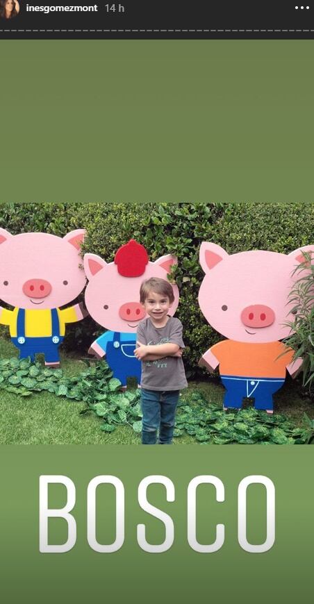 Bosco, el hijo de Inés Gómez Mont celebró en grande su cumpleaños 3