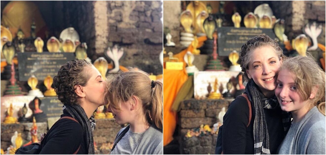 "Tomadas de la mano recorramos el mundo; somos polvo de estrellas", Edith González a su hija