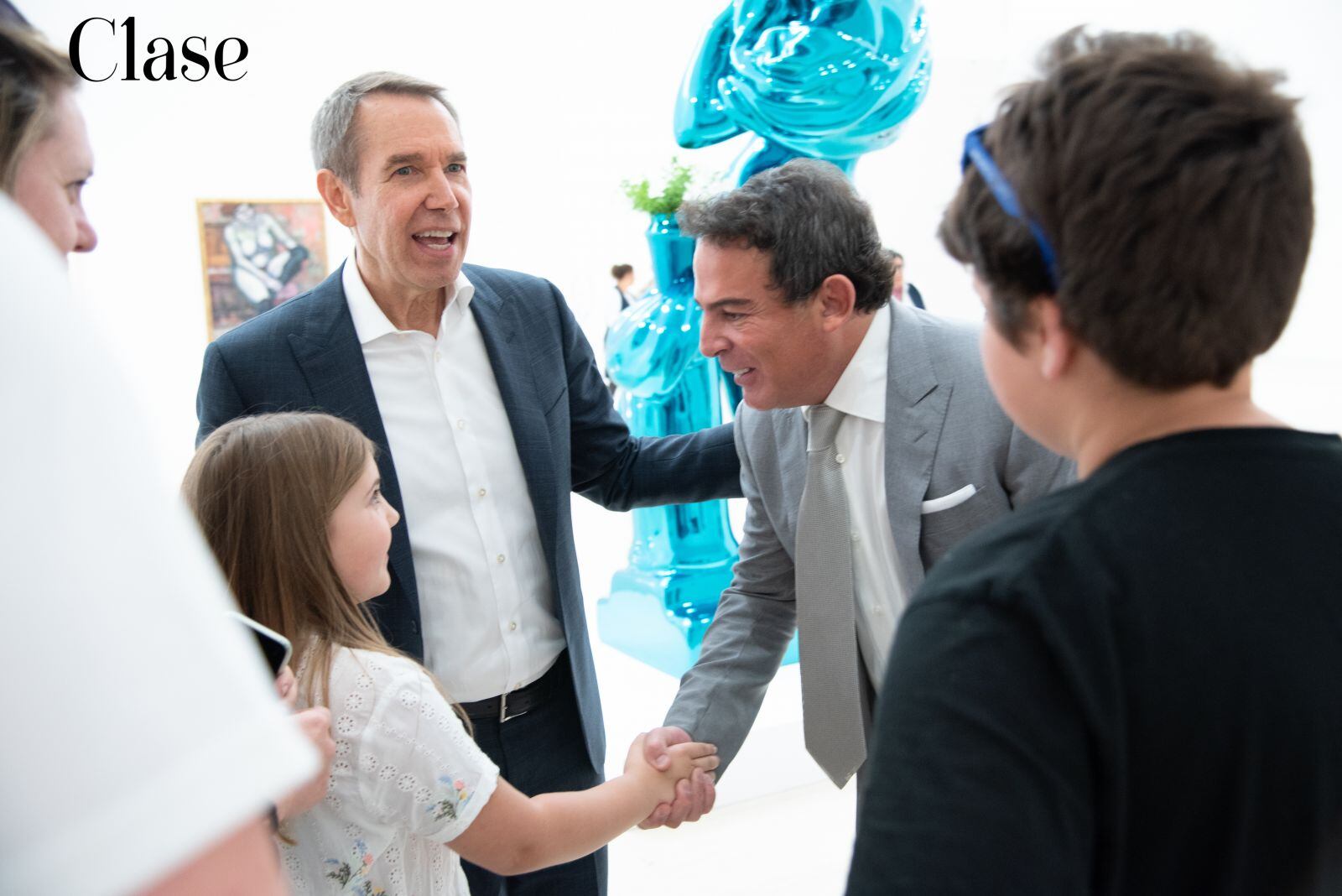 En privado con Jeff Koons y Eugenio López 