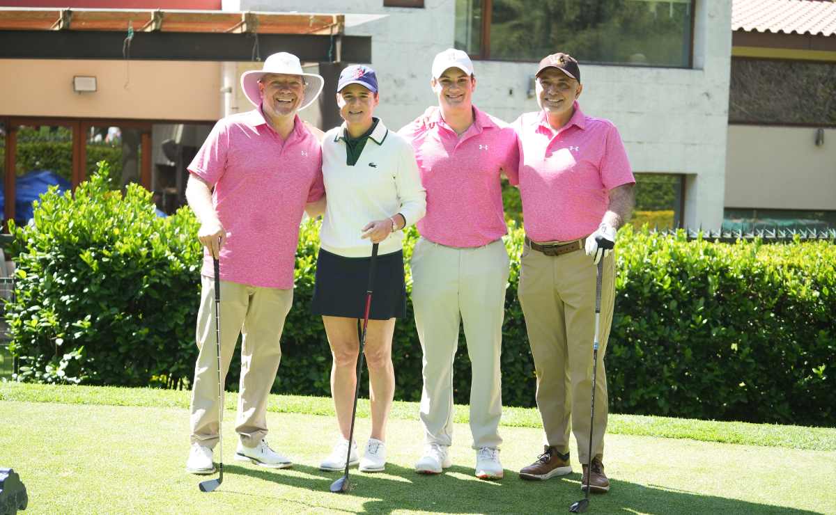 Sven Wallsten, Lorena Ochoa, Chris Wallsten y Ricardo Ganem / Foto: Leonardo Gómez