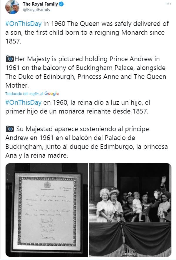 La reina Isabel desaira el cumpleaños del príncipe Andrés tras escándalo de Jeffrey Epstein
